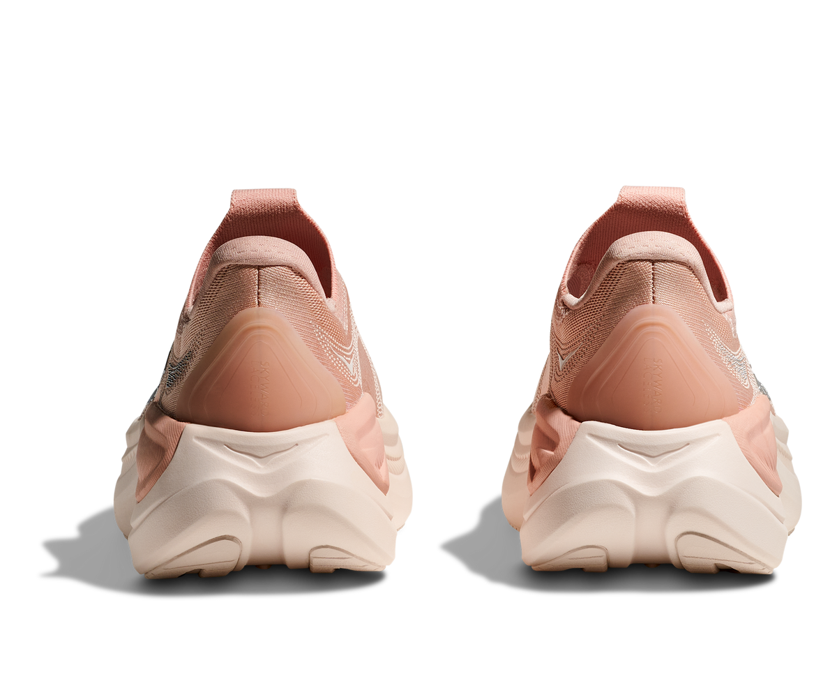 Women's Hoka Skyward Laceless Rose Latte/Rose Cream view 5