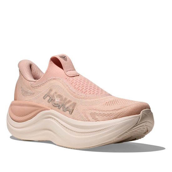 Women's Hoka Skyward Laceless Rose Latte/Rose Cream view 6