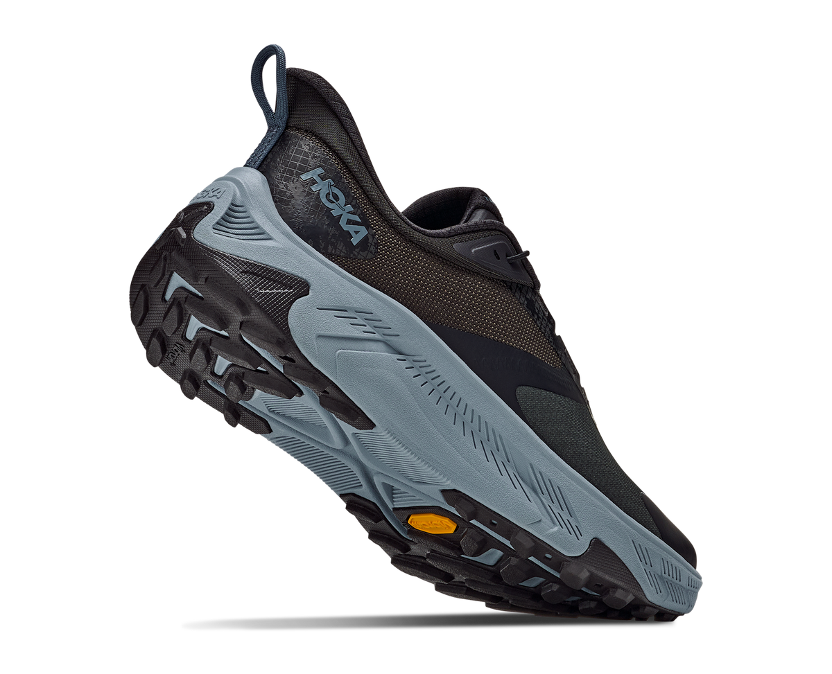 Men's Hoka Transport 2 Carbon Black/ Washed Blue view 4