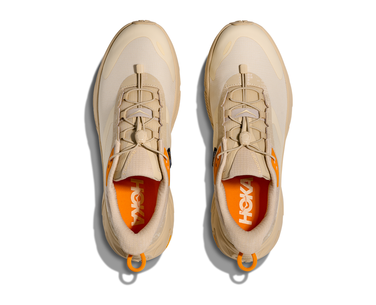 Men's Hoka Transport 2 Cream / Vintage Yellow view 2