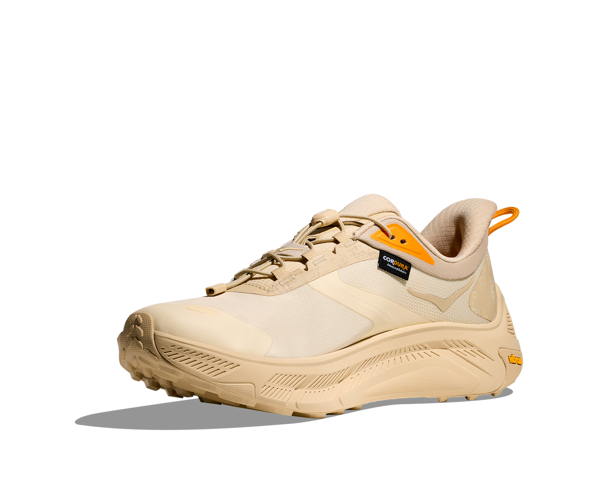 Men's Hoka Transport 2 Cream / Vintage Yellow view 3