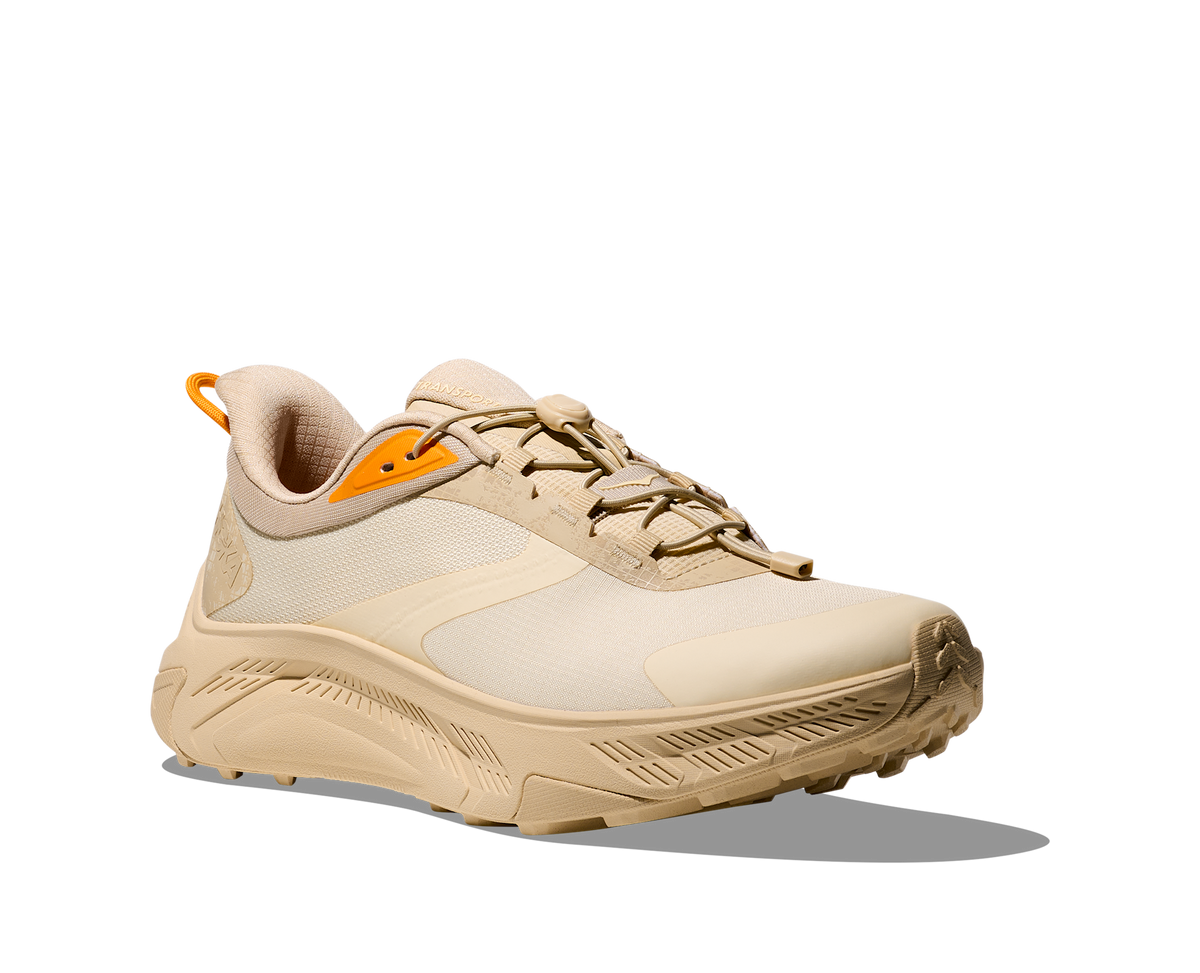 Men's Hoka Transport 2 Cream / Vintage Yellow view 6