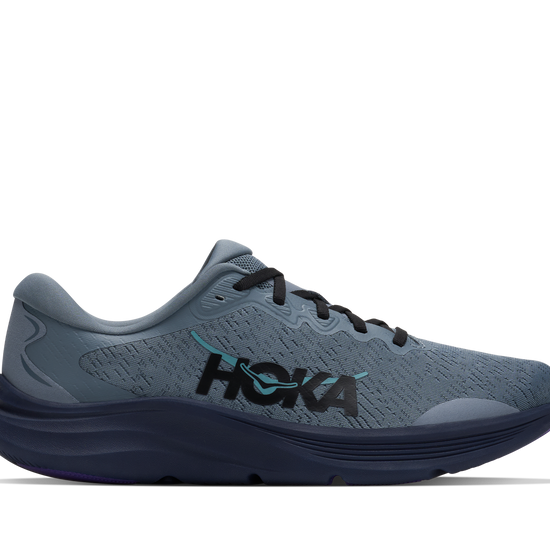 Men's Hoka Solimar 2 Slate Blue/ Electric Aqua hero