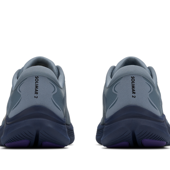 Men's Hoka Solimar 2 Slate Blue/ Electric Aqua view 5