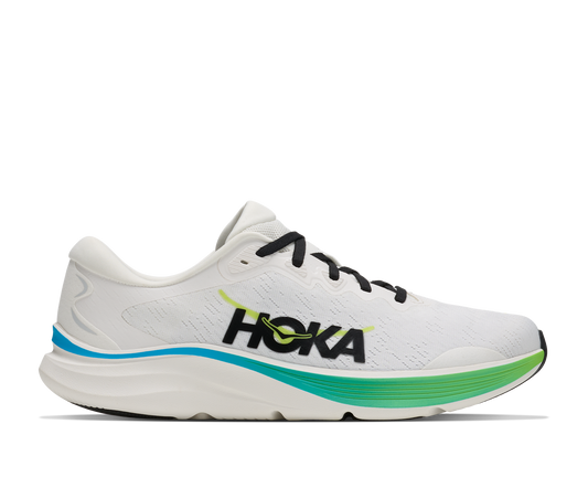 Men's Hoka Solimar 2 White/Skyward Blue hero