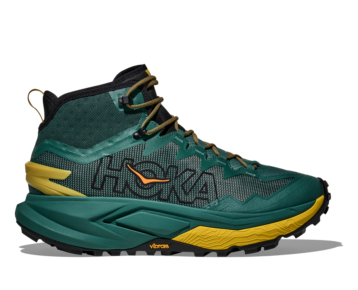 Men's Hoka Mafate Hike Thyme/Yellow Glow hero
