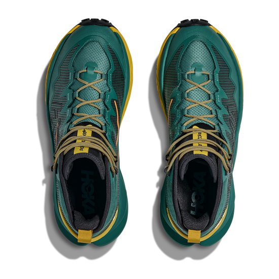 Men's Hoka Mafate Hike Thyme/Yellow Glow view 2