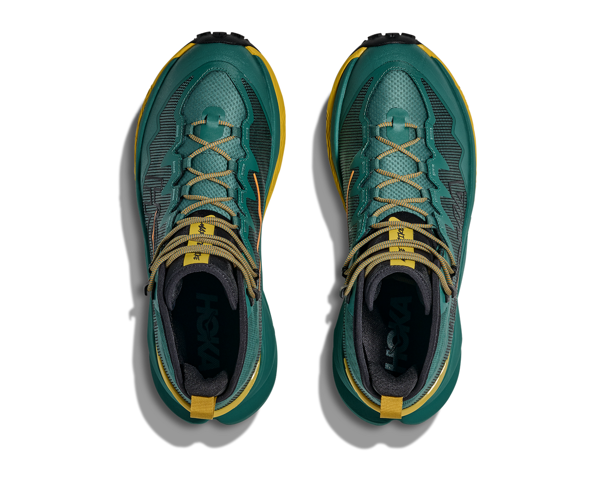 Men's Hoka Mafate Hike Thyme/Yellow Glow view 2