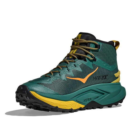 Men's Hoka Mafate Hike Thyme/Yellow Glow view 3