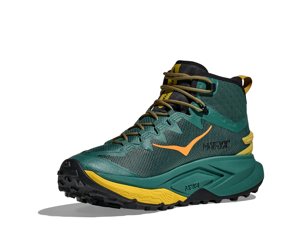 Men's Hoka Mafate Hike Thyme/Yellow Glow view 3