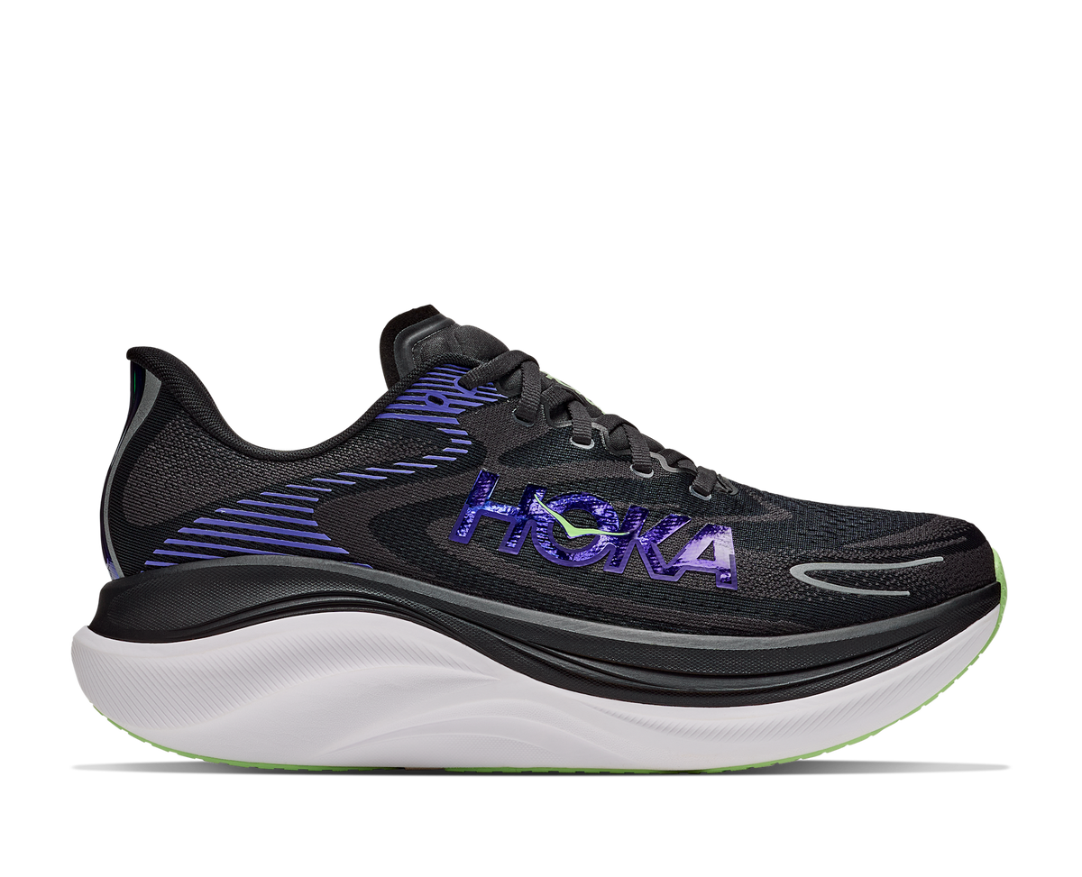 Men's Hoka Skyward X 2 Carbon Black/ Neon Nebula hero