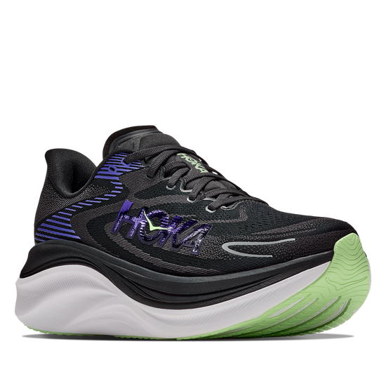 Men's Hoka Skyward X 2 Carbon Black/ Neon Nebula view 6