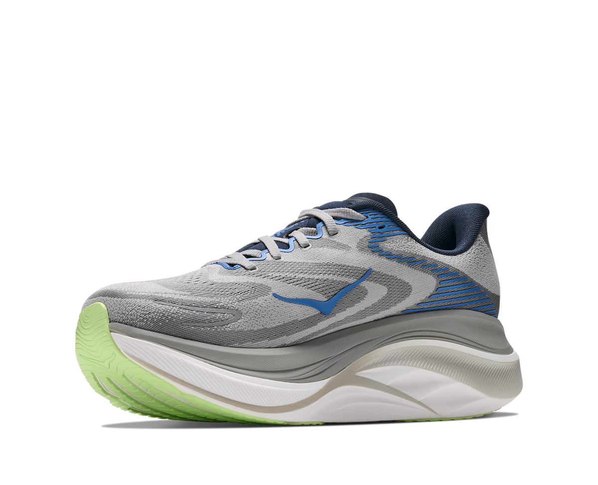 Men's Hoka Skyward X 2 Stellar Grey/Varsity Navy view 3