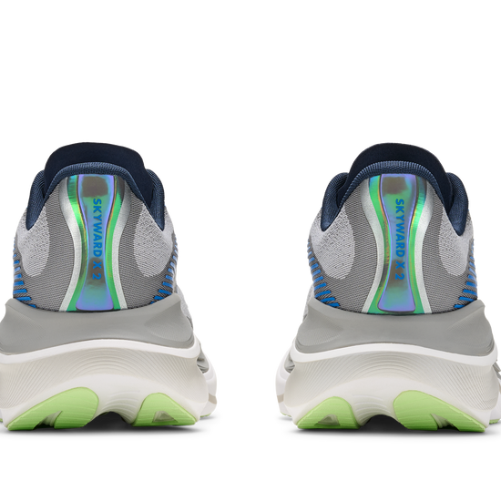 Men's Hoka Skyward X 2 Stellar Grey/Varsity Navy view 5