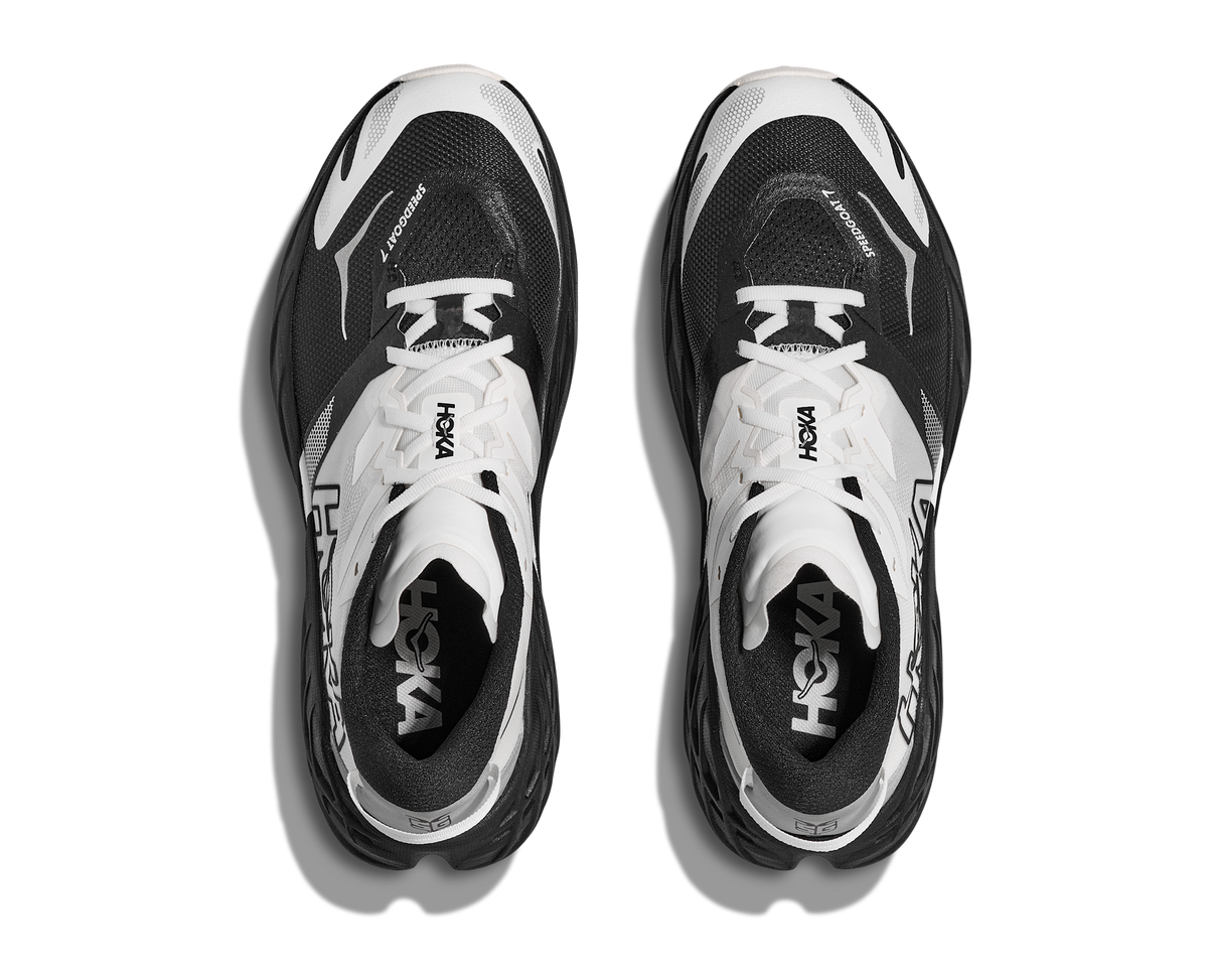 Men's Hoka Speedgoat 7 Black / White view 2