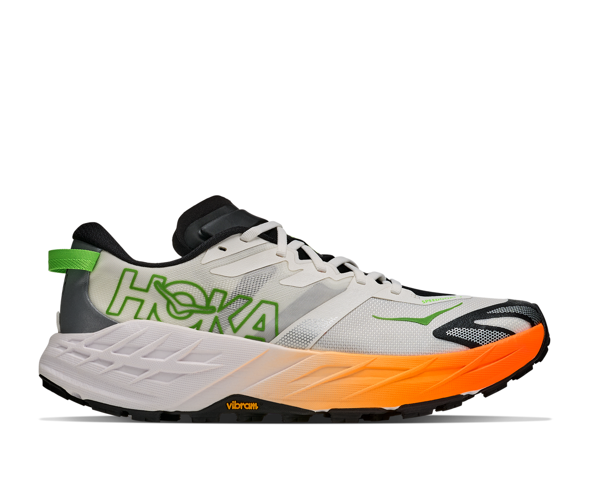 Men's Hoka Speedgoat 7 Frost/Neon Tangerine hero