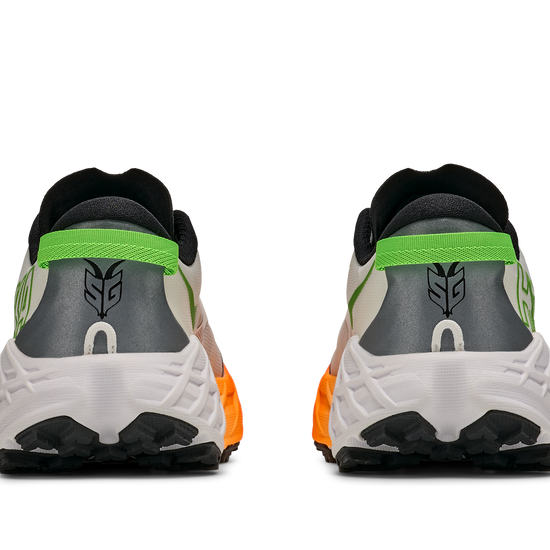 Men's Hoka Speedgoat 7 Frost/Neon Tangerine view 5