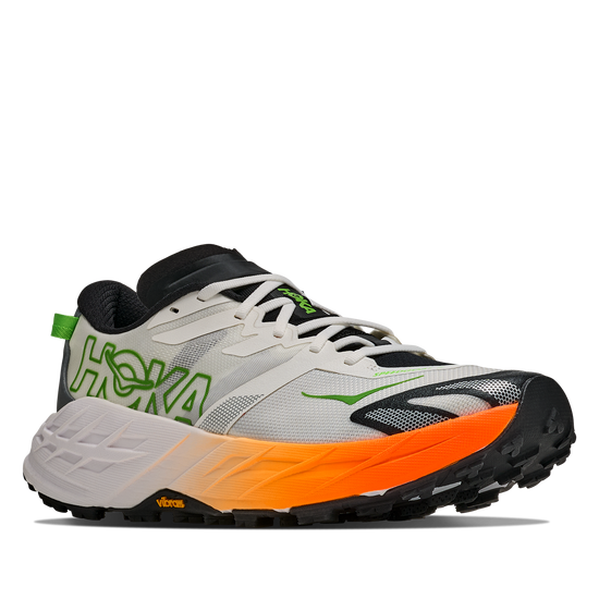 Men's Hoka Speedgoat 7 Frost/Neon Tangerine view 6