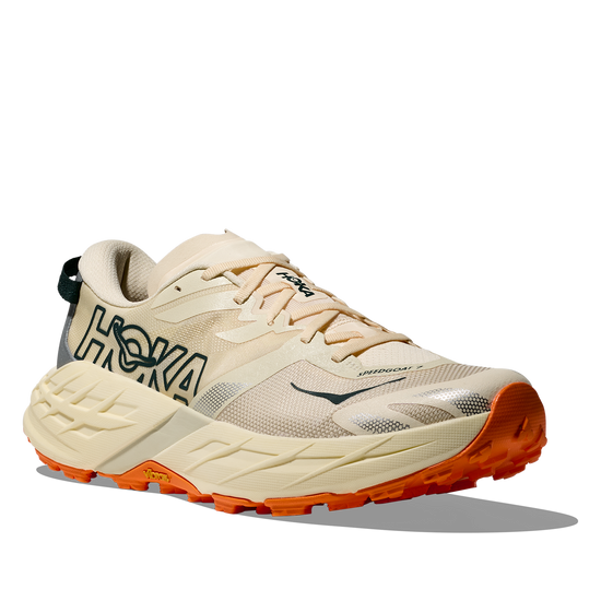 Men's Hoka Speedgoat 7 Lucid Lemon / Core Black / Halo Silver view 6