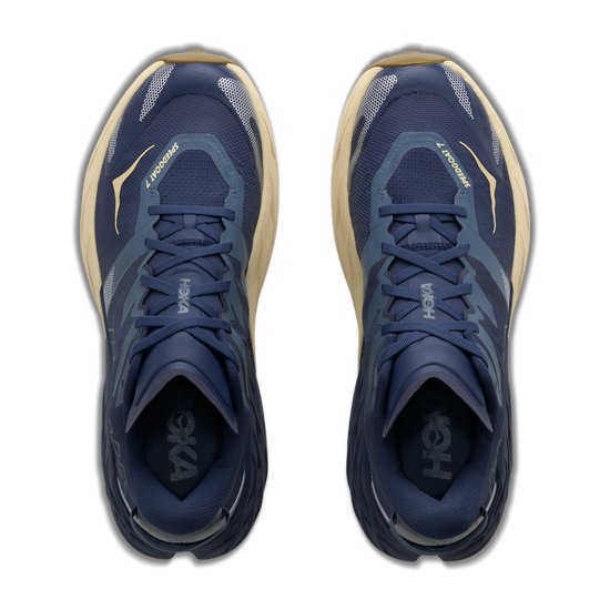 Men's Hoka Speedgoat 7 Varsity Navy/Barley Flour view 2
