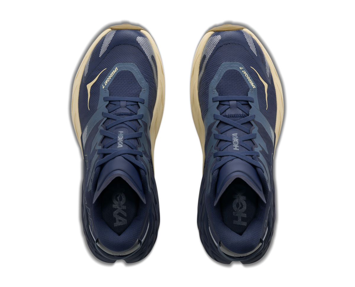 Men's Hoka Speedgoat 7 Varsity Navy/Barley Flour view 2