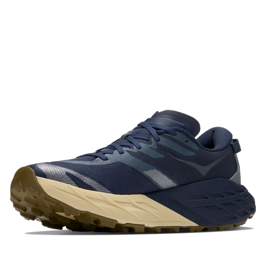 Men's Hoka Speedgoat 7 Varsity Navy/Barley Flour view 3