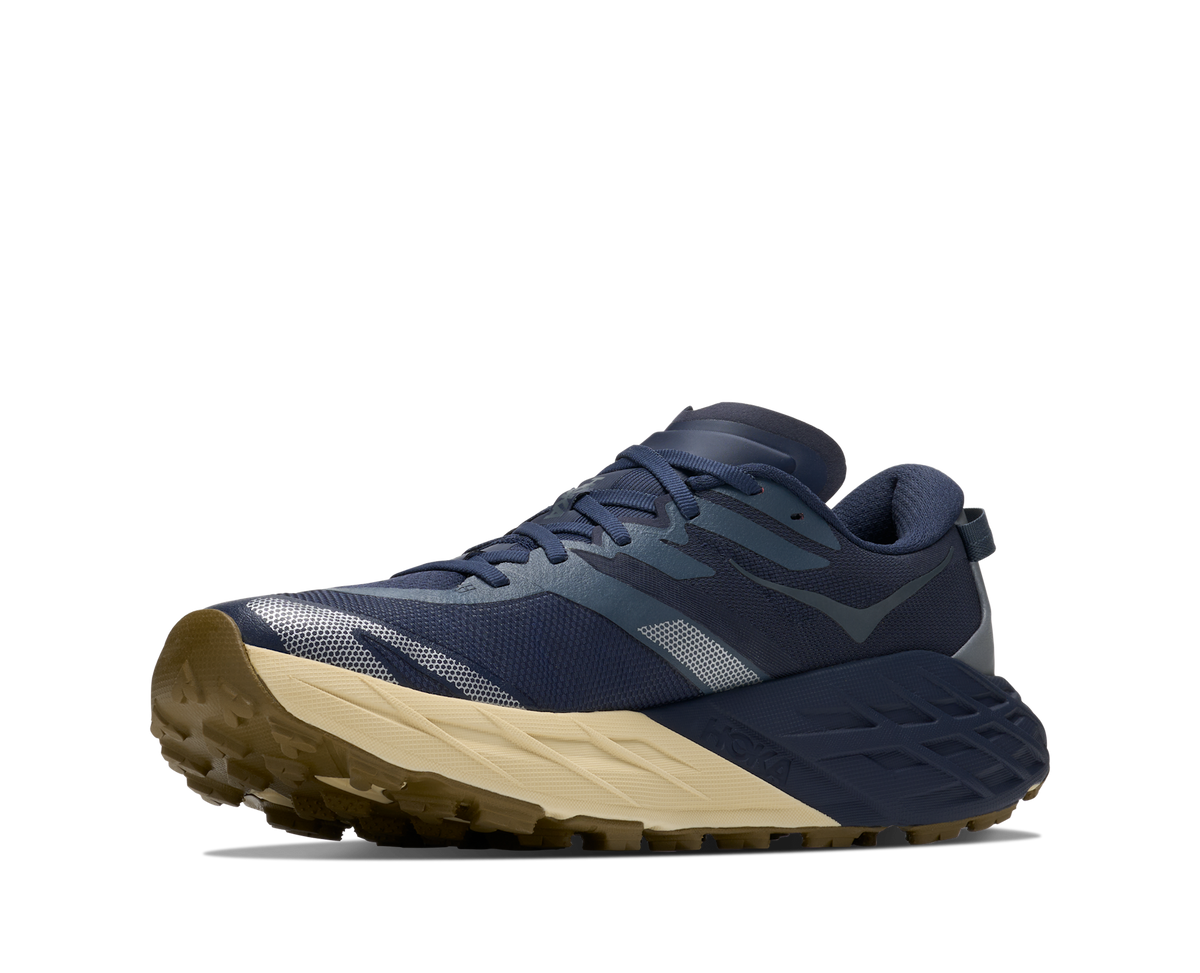Men's Hoka Speedgoat 7 Varsity Navy/Barley Flour view 3