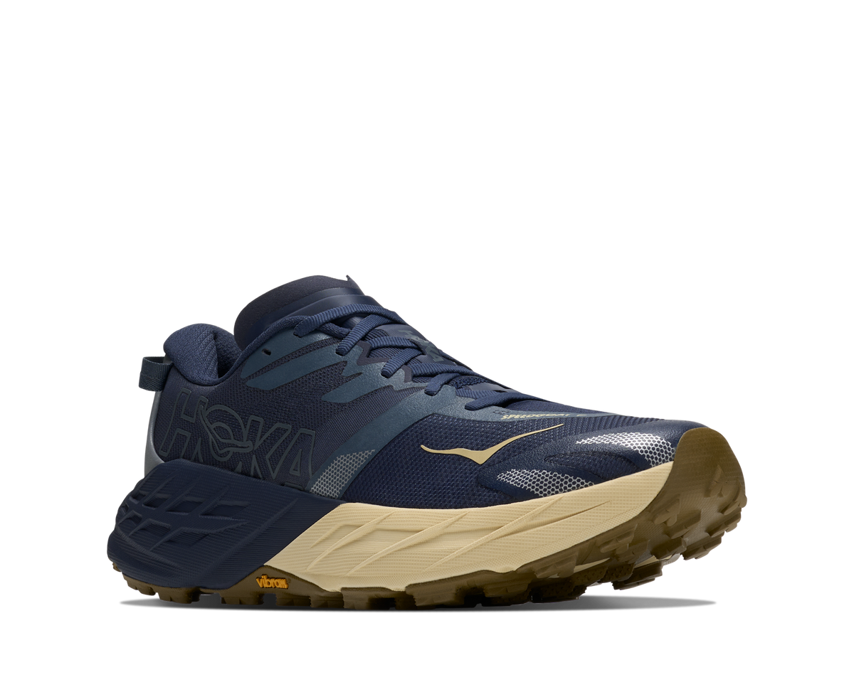 Men's Hoka Speedgoat 7 Varsity Navy/Barley Flour view 6