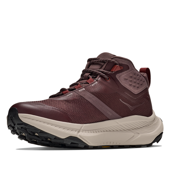 Women's Hoka Transport Hike GTX Deep Mauve/ Smoky Quartz view 3