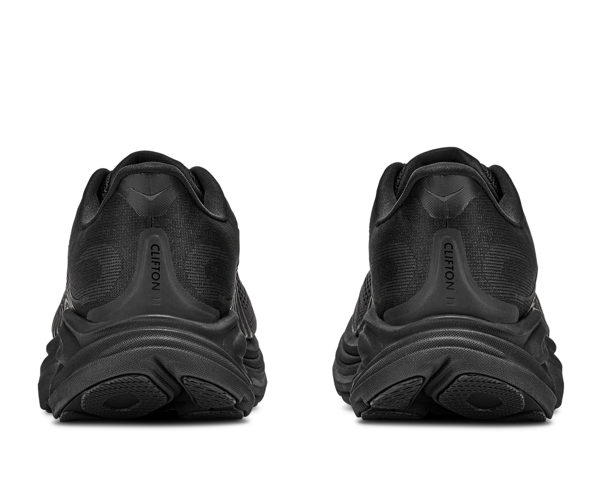 Women's Hoka Clifton 11 Black/Black view 5
