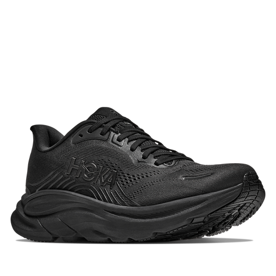 Women's Hoka Clifton 11 Black/Black view 6