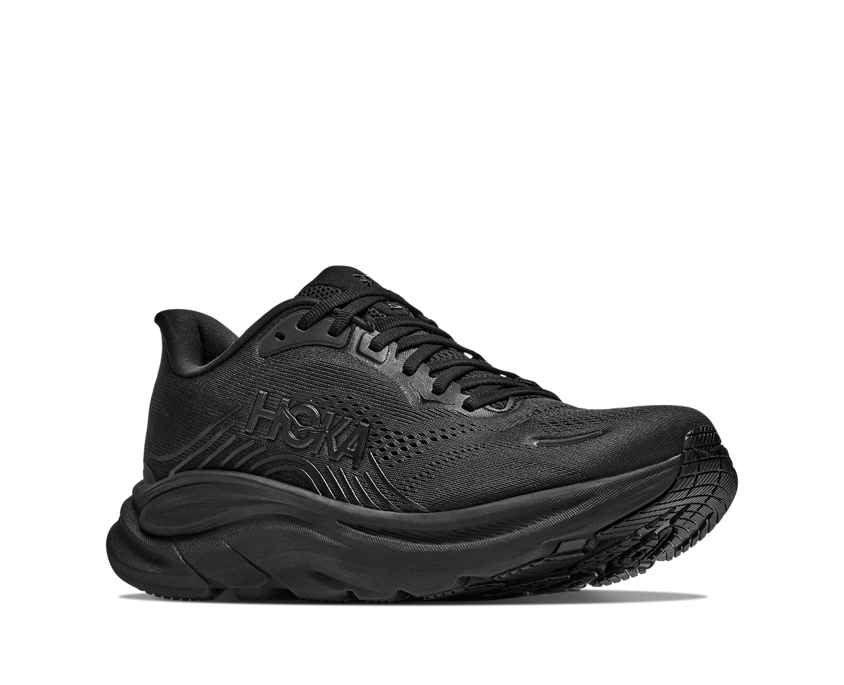 Women's Hoka Clifton 11 Black/Black view 6