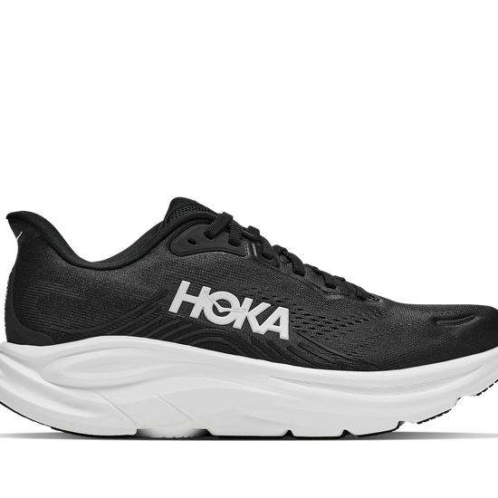 Women's Hoka Clifton 11 Black/White hero
