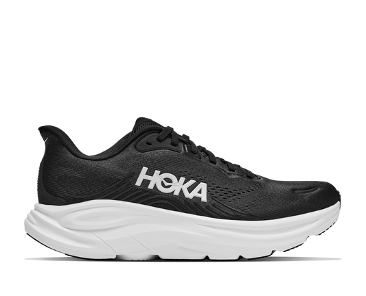 Women's Hoka Clifton 11 Black/White hero