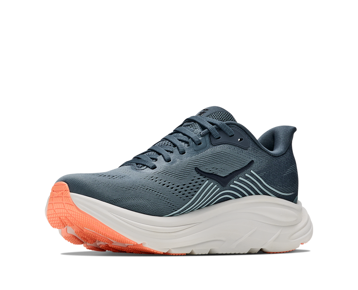 Women's Hoka Clifton 11 Faded Navy/Glimmering Blue view 3