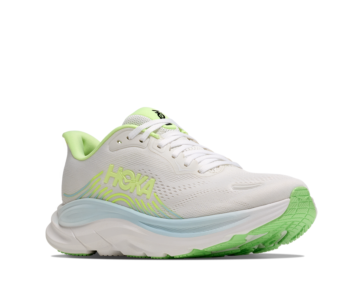 Women's Hoka Clifton 11 Frost / Neon Yuzu view 6