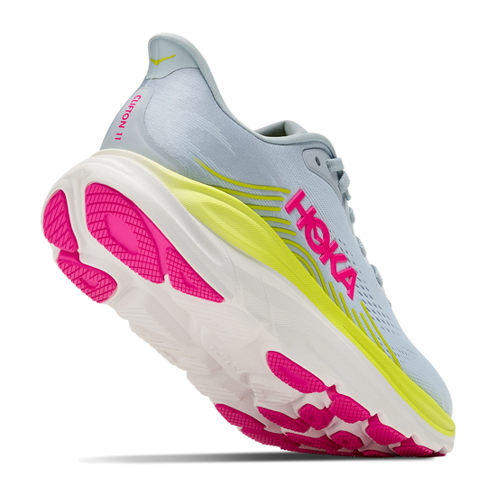 Women's Hoka Clifton 11 Mineral Blue/Overcast view 4