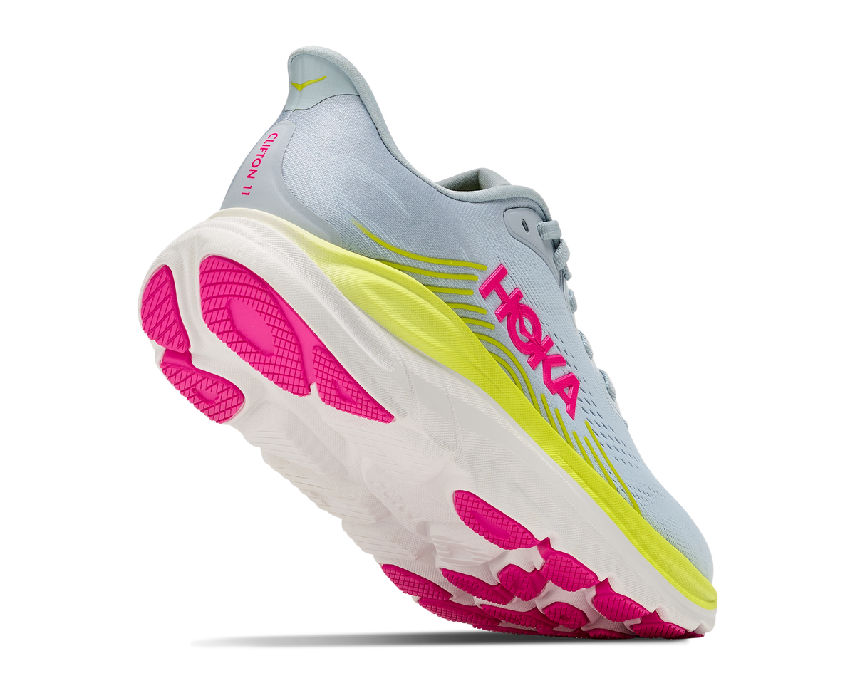 Women's Hoka Clifton 11 Mineral Blue/Overcast view 4