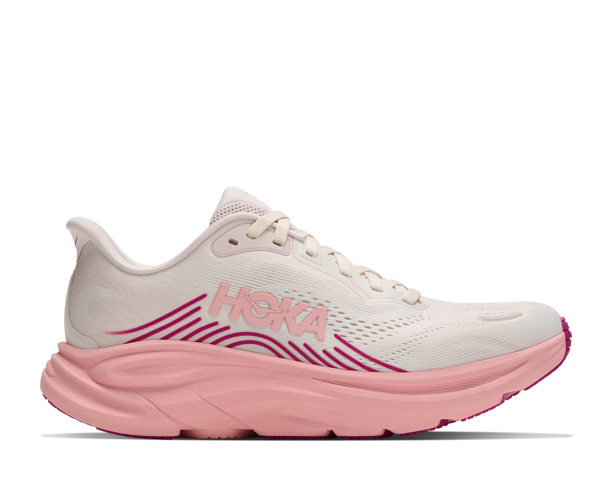 Women's Hoka Clifton 11 Rose Cream / Dewy Pink hero