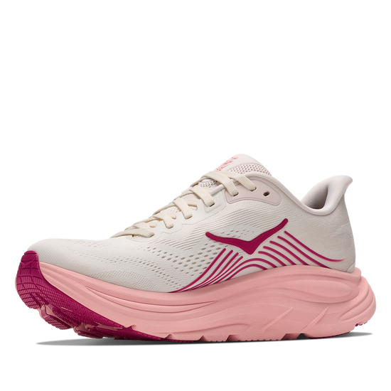 Women's Hoka Clifton 11 Rose Cream / Dewy Pink view 3