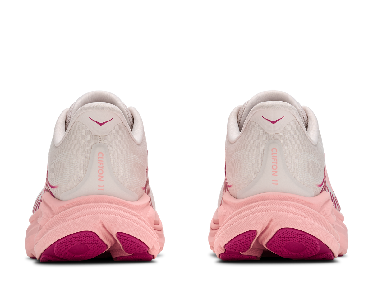 Women's Hoka Clifton 11 Rose Cream / Dewy Pink view 5