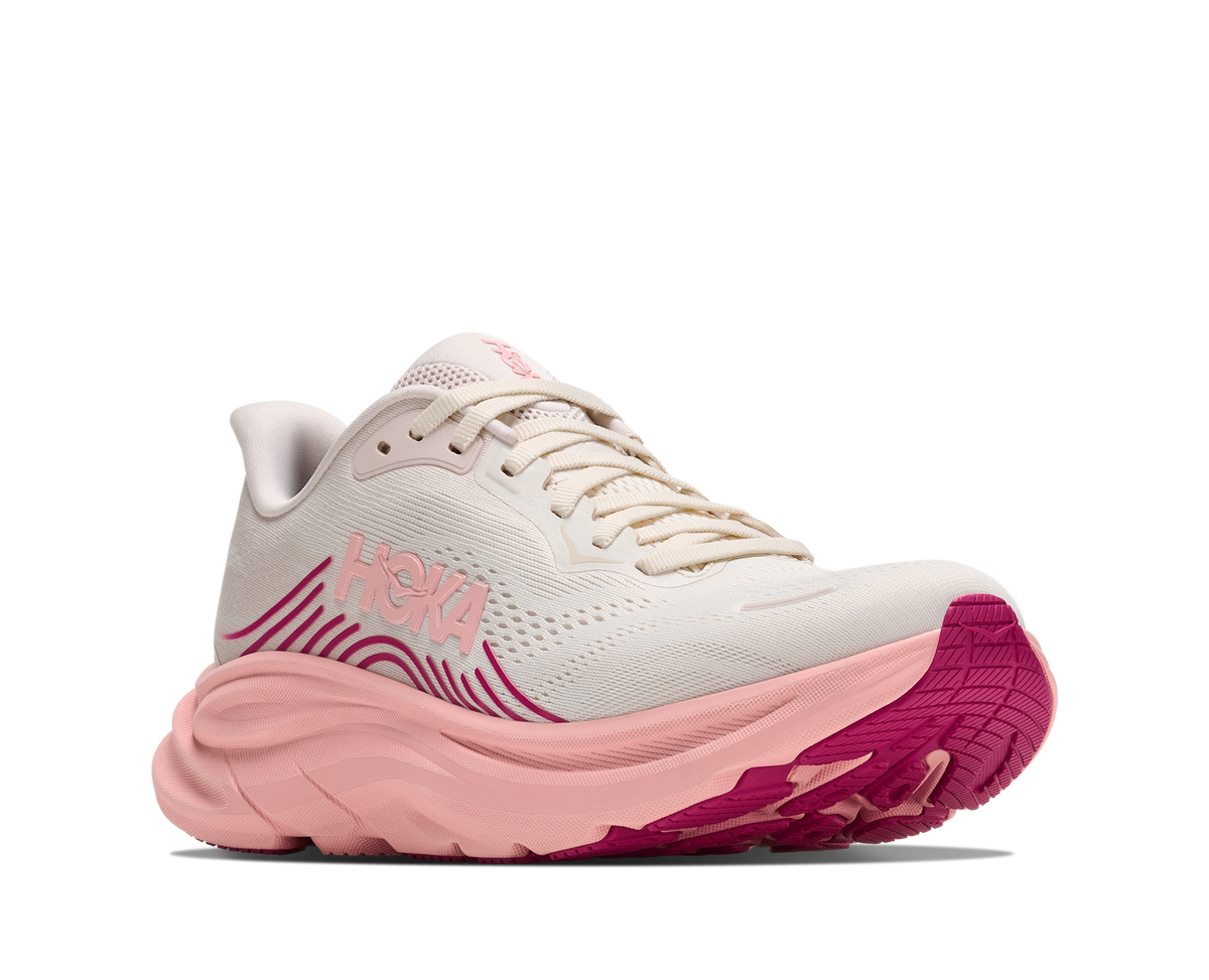 Women's Hoka Clifton 11 Rose Cream / Dewy Pink view 6