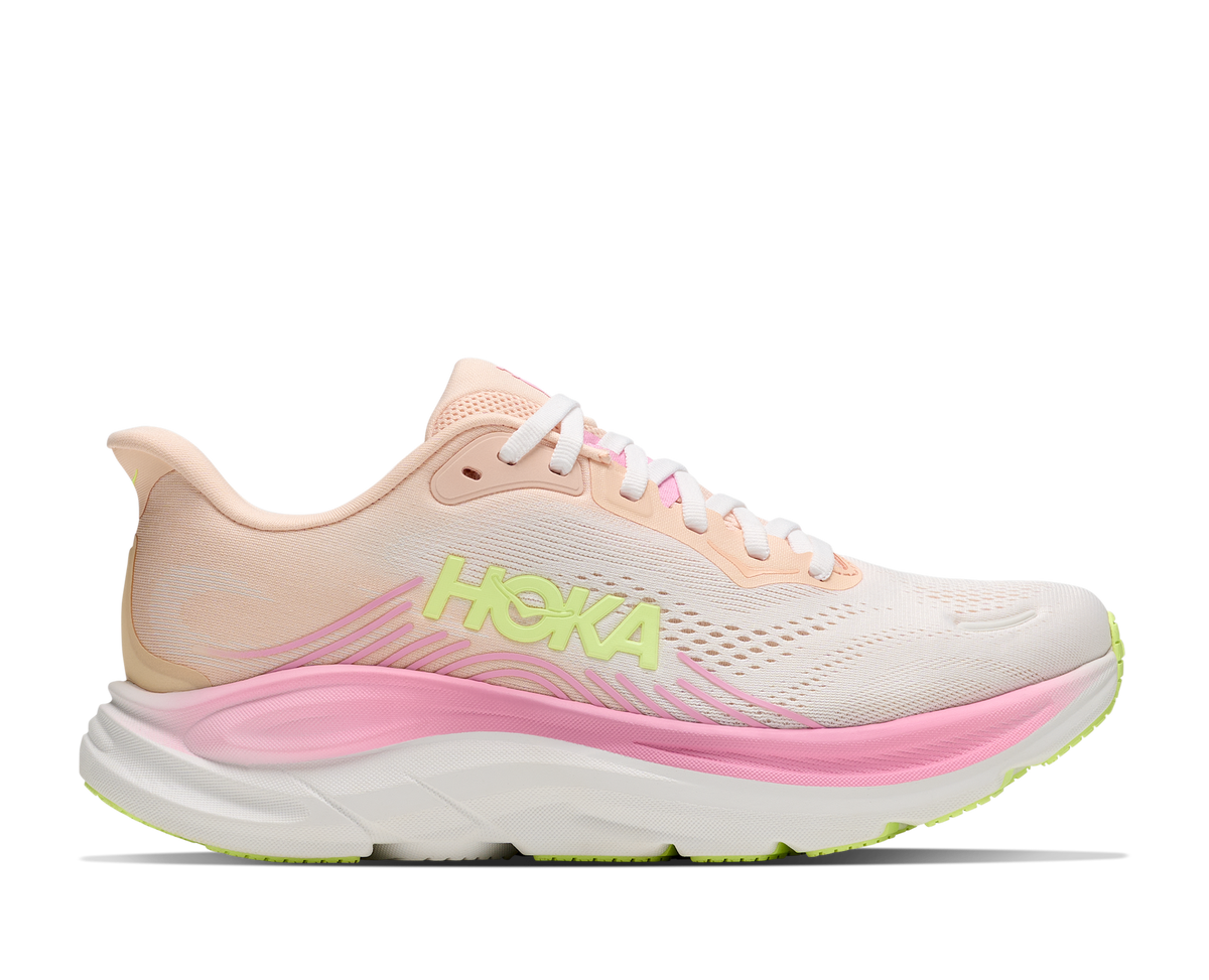 Women's Hoka Clifton 11 Tangerine Glow / White hero