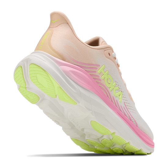 Women's Hoka Clifton 11 Tangerine Glow / White view 4