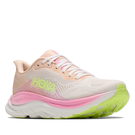 Women's Hoka Clifton 11 Tangerine Glow / White view 6