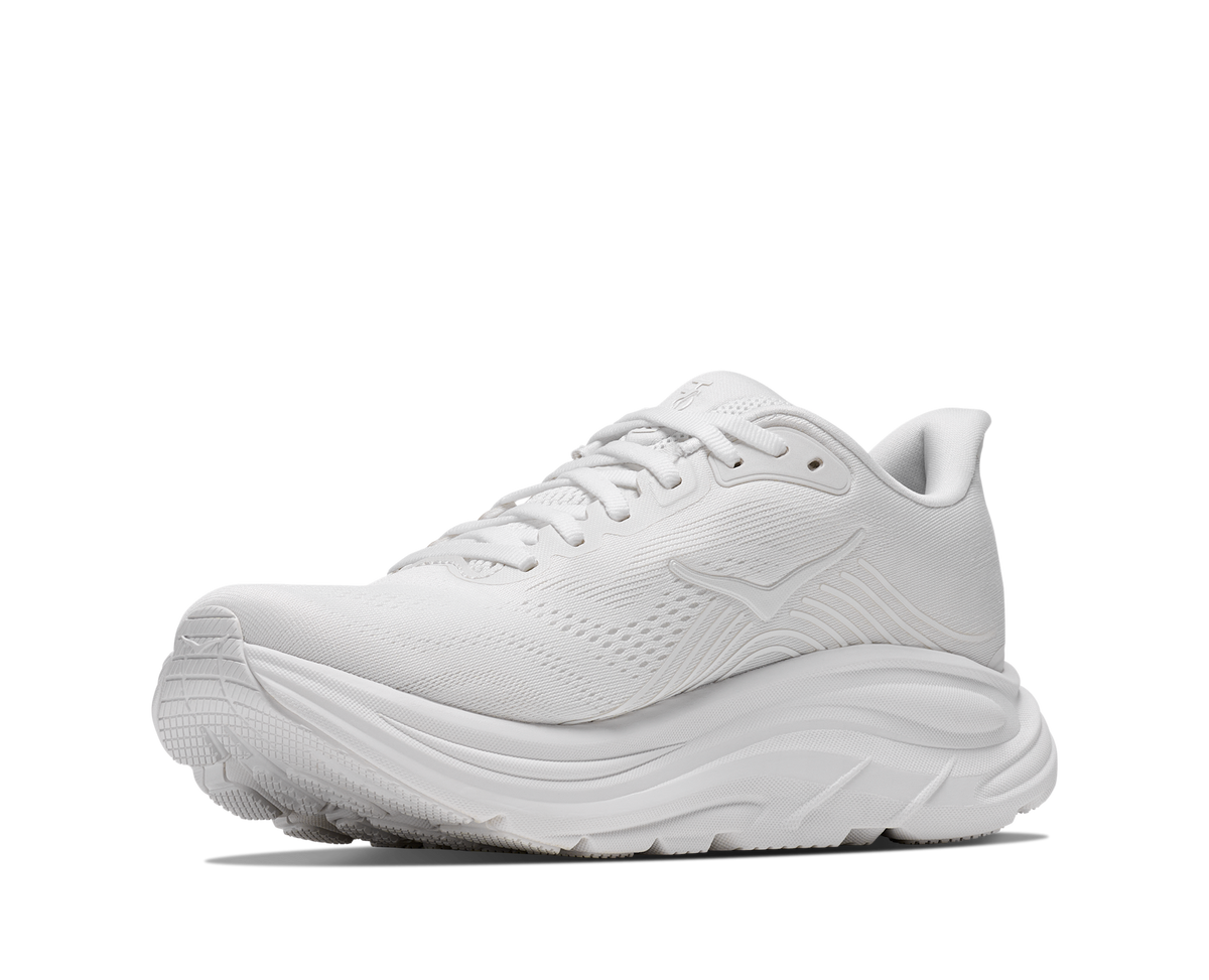 Women's Hoka Clifton 11 White/White view 3