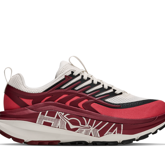 Women's Hoka Stinson 8 Alabaster / Varsity Burgundy hero