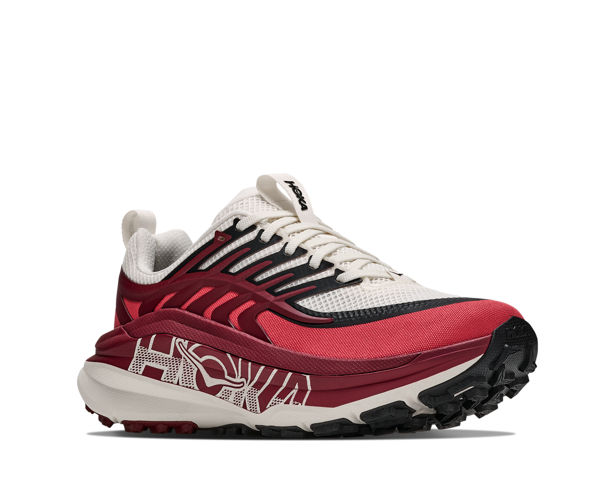 Women's Hoka Stinson 8 Alabaster / Varsity Burgundy view 6