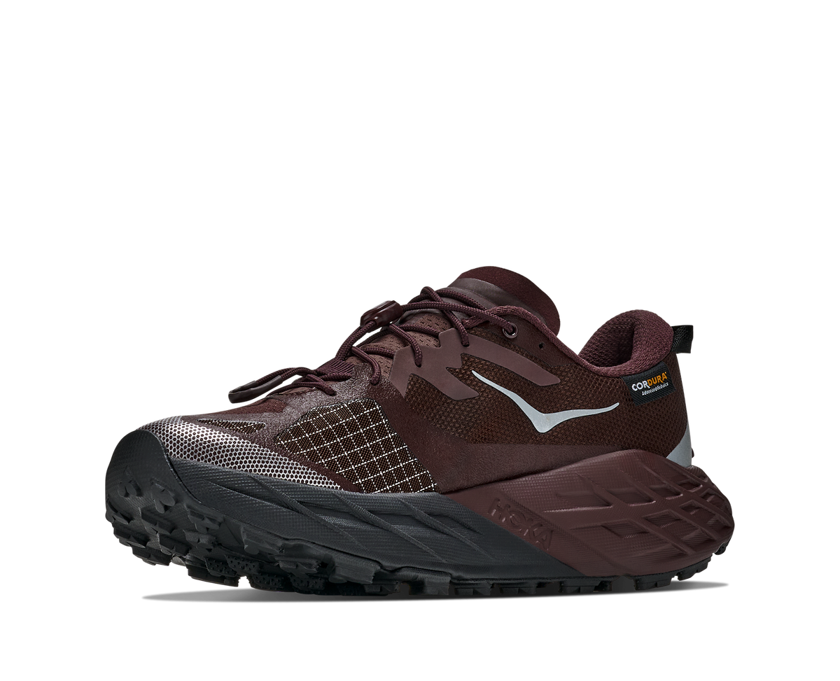 Women's Hoka Speedgoat 7 GTX Deep Mauve/ Black view 3