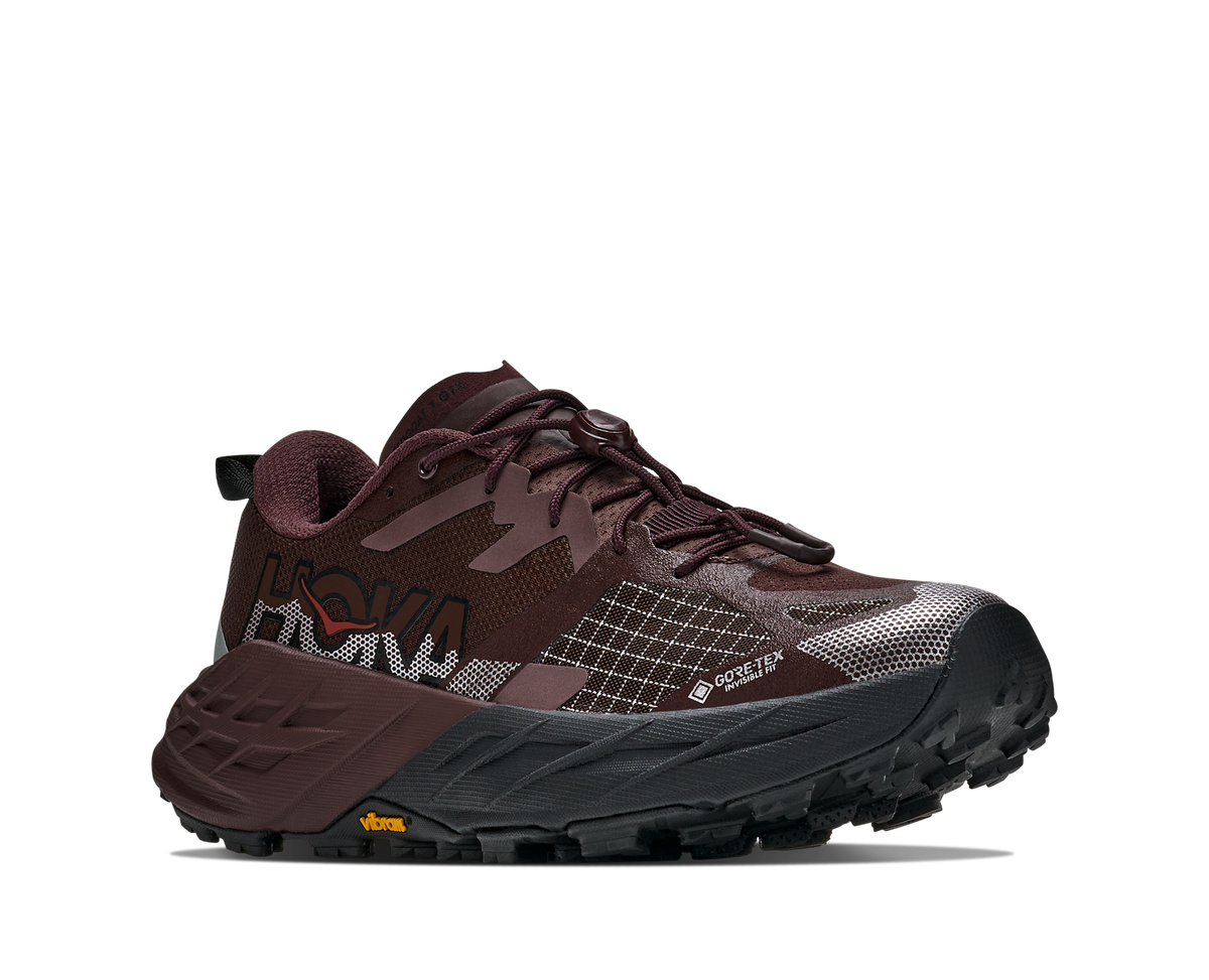 Women's Hoka Speedgoat 7 GTX Deep Mauve/ Black view 6